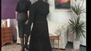 I am Pierced Grannies checking each others pussy piercings