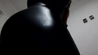 spandex latex lesbian