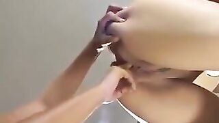 2 Asian Babes Making Sweet Lesbian Love