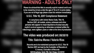 Sabrina Maree and Valerie Rios Dominate Each Other with Skilled Tongues