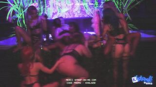 8 french girls very hot lesbian orgy