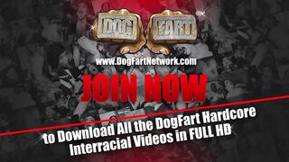 Two black girls fuck white slut with strapon