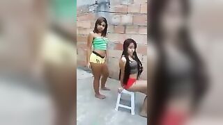Lesbian lap dance