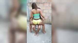 Lesbian lap dance