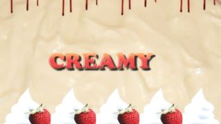 Gorgeous blondes gets their perfect bodies covered with cream 