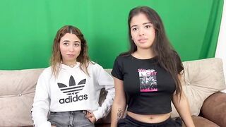 inocent stepsisters fingering ,licking and scissoring, pee