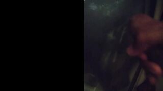 Big booty chick gets backshots and licks cum off hotel window