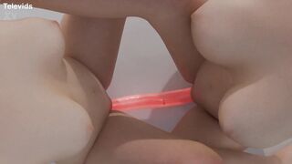 bestfriends having a good time after school - two ass one dildo