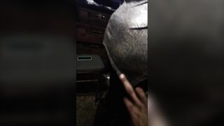 Big booty chick sucks dick & shakes ass for the camera