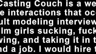 Fit Babe Luvs The Anal on Casting Couch