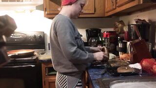 Surprise Sex While Making Dinner