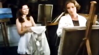 Emily models for a beautiful painter - 1976