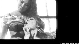 Asian lesbian loving with London and Charmane