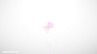 Malisha and Elin lick each other and fuck a dildo in Coed