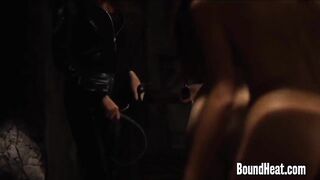 Slaves In Chains Working And Getting Whipped