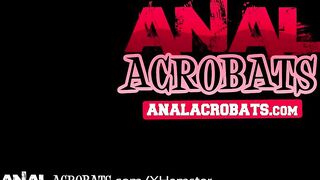 AnalAcrobats Lesbian Adventures with Huge Dildo