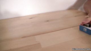 He finds his mommy and teen together