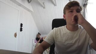 DollHole – Sweaty girl climbing on a warm, fat cock