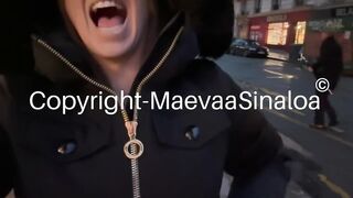 Maevaa Sinaloa - Manhunt in Paris, I fuck with AD Laurent in front of my boyfriend - Double facial