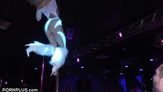 PORNPLUS Petite Stripper Babe Rides Hard Cock In The VIP Room