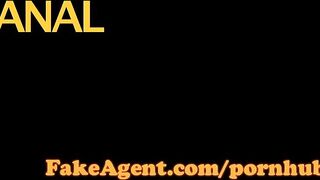 FakeAgent Creampie for stunning young amateur