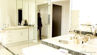 Latin maid and her dominant self!