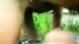 Creamy squirt to her face