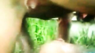 Creamy squirt to her face