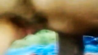 Creamy squirt to her face