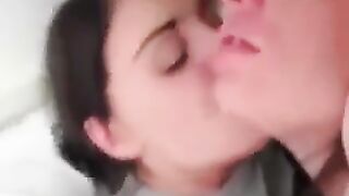 Lesbians making out