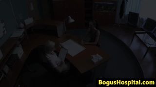 Euro nurse pussyfingering busy patient