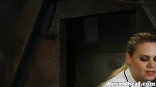 Lesbian Slaves Escaping From Mistresses Whip