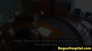 Nurse pussyeating busty patient