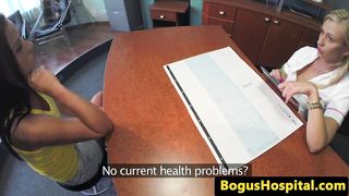 Nurse pussyeating busty patient