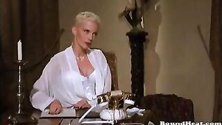 Blonde Slave Sold On Auction