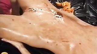 Lesbian messy play - Dina Jessica