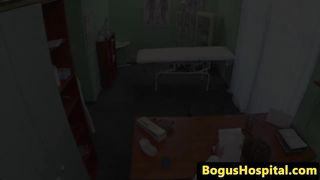 Les patient licking nurses juicy pussy