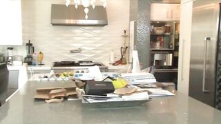 A Lovely brunette with an older Woman.