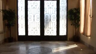 Bubble but ebony lesbians fuck with a strap on in bed