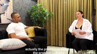 Nympho with big dick goes to therapy with busty sexologist - Daniela Gomez