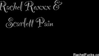 Bondage fun with Rachel Roxxx and Scarlett Pain