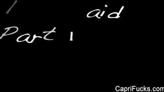 Capri Cavanni seduces her hot maid Kortney Kane