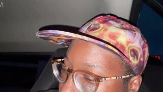 Lilmar having sex with snowbunny in the backseat of a Porsche