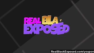 RealBlackExposed - She Spreads Wide For Shorty's Monster Dick