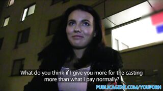 PublicAgent Czech girl loves sex in the dark
