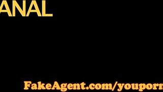 FakeAgent Hot Brunette Waitress wants to be Fashion model in Casting