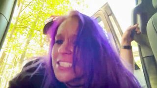 Hotwife snowballs cuckold hubby with used condom