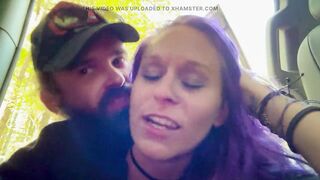 Hotwife snowballs cuckold hubby with used condom