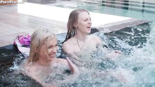 BFF SLEEPOVER! Teen Sluts Sneak Over Cocks To Share