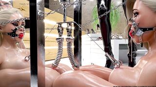 Blonde Thieves Punishment - Hardcore Metal Bondage 3D BDSM
